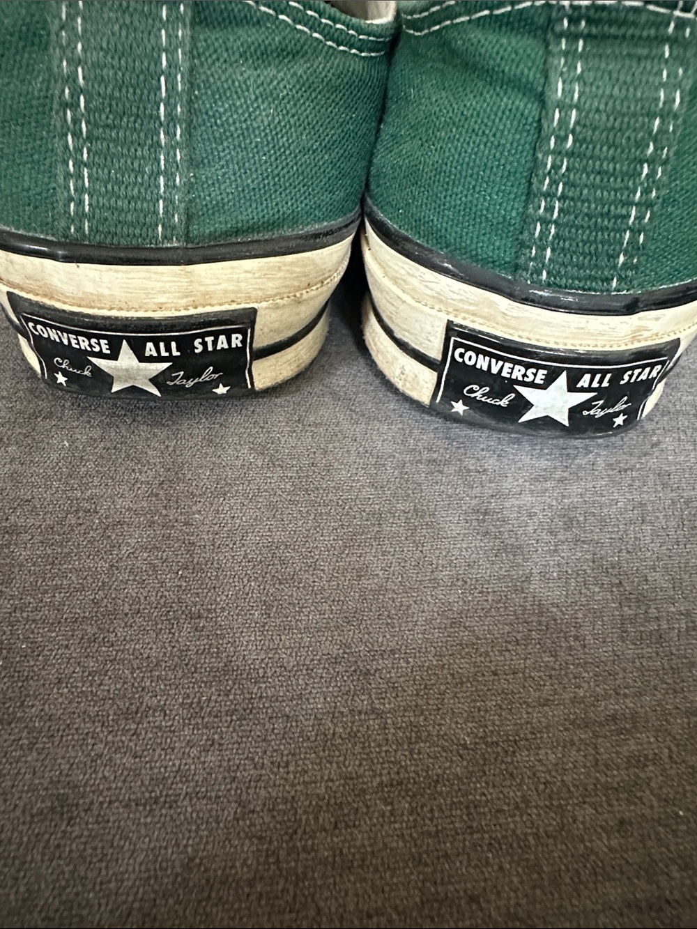 Converse  All Star Low Top Canvas Sneakers in Green - Picture 2 of 4